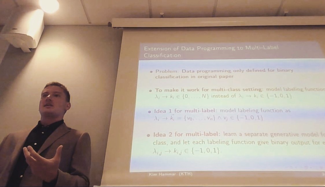 M.Sc. thesis defense at KTH. Jun 2018
