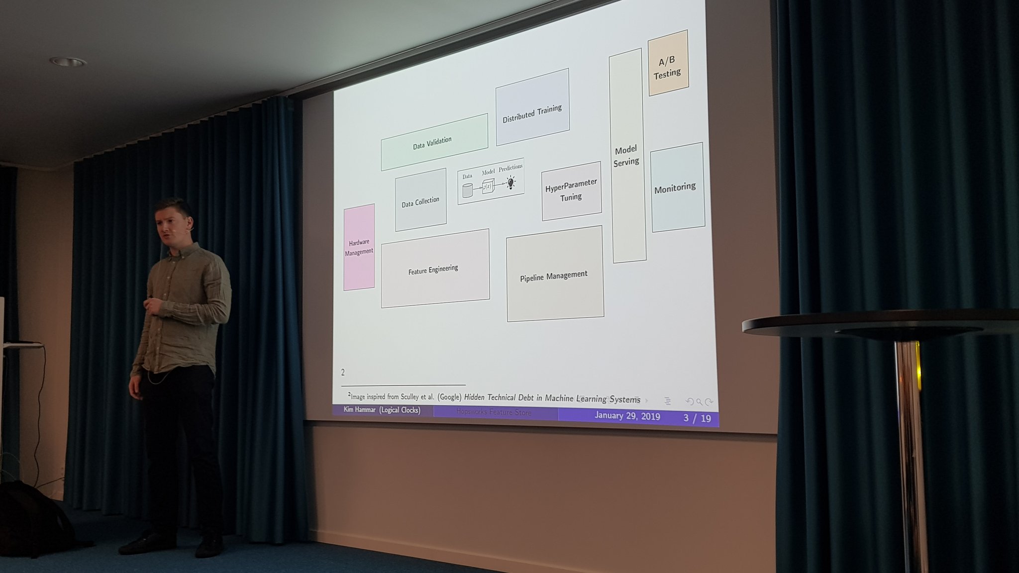 Talk at the HopsML Meetup in Stockholm. Jan 2019