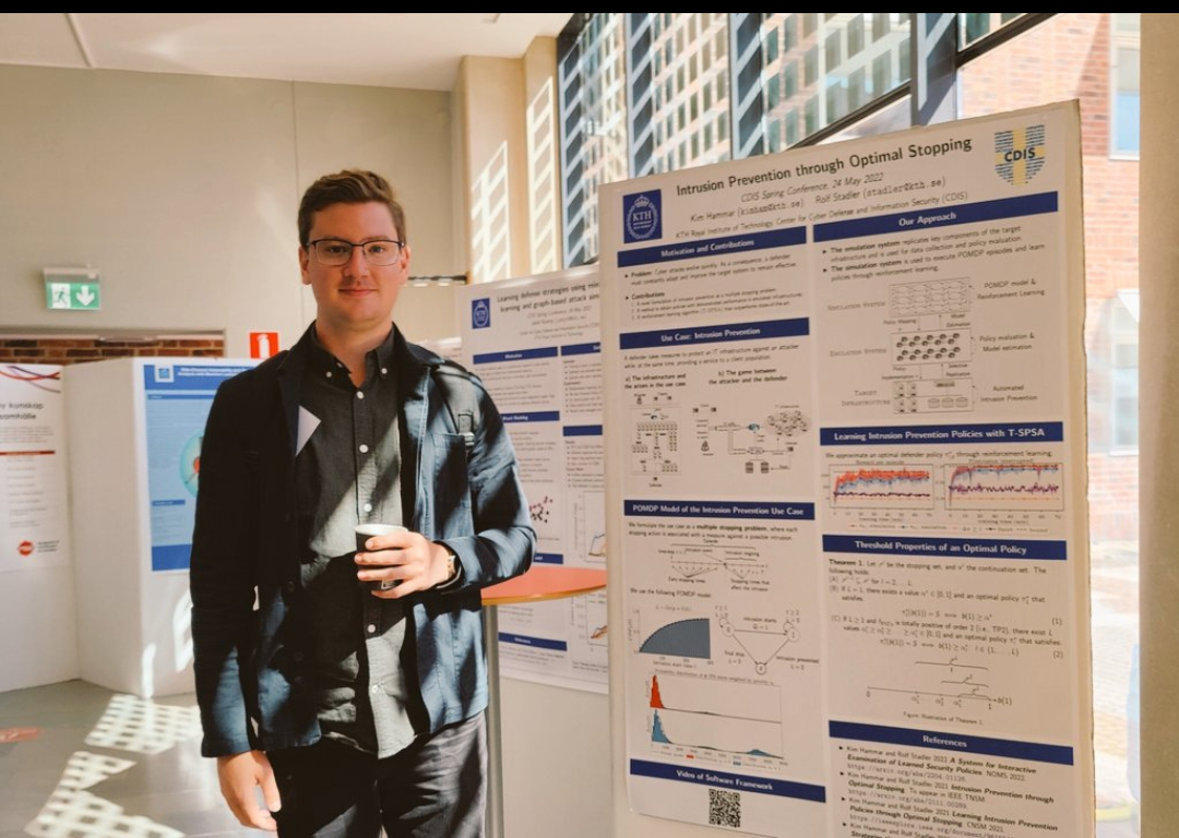 Poster at the CDIS spring conference at KTH. May 2022
