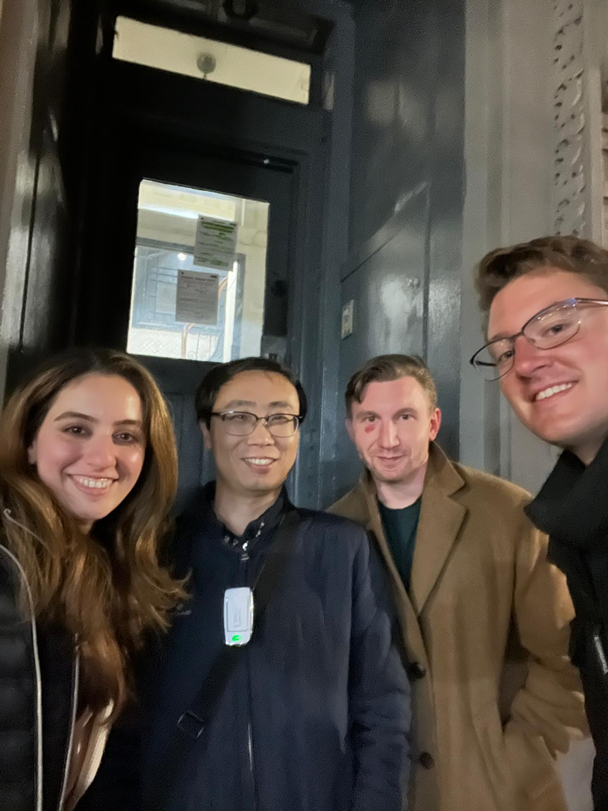 Outside the Friends house in New York (GameSec). Oct 2024