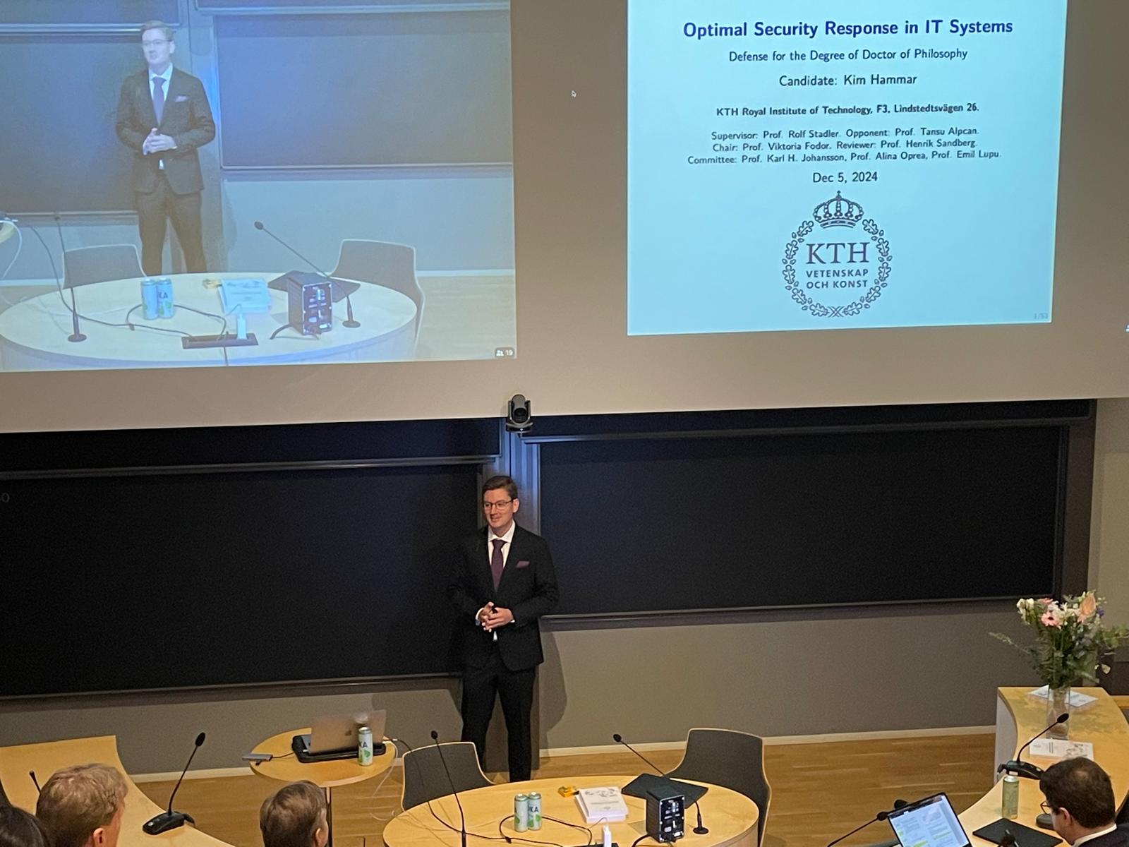 Ph.D. thesis defense at KTH. Dec 2024