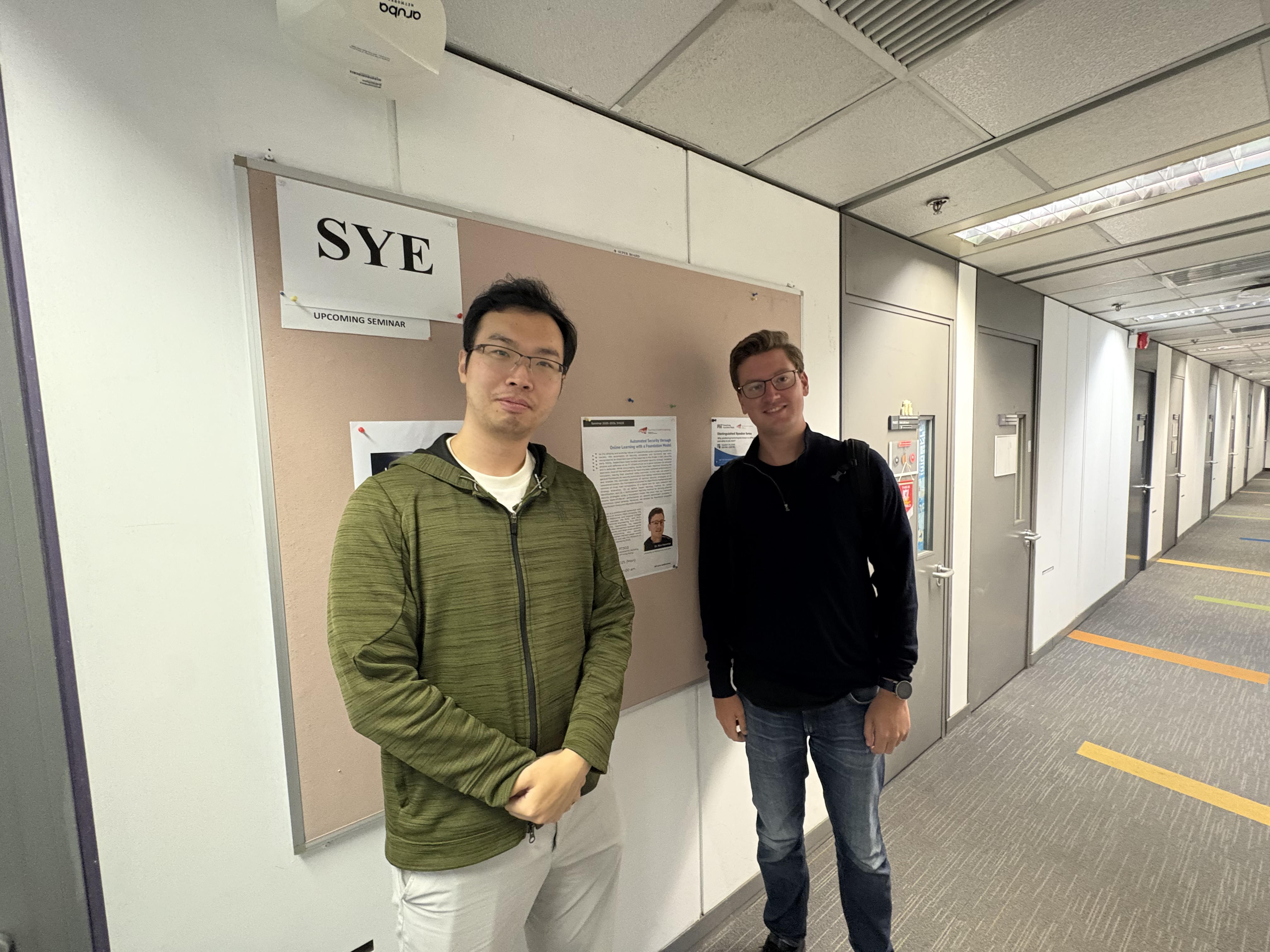 Visit to Asst. Prof. Tao Li at the City University of Hong Kong. Oct 2025